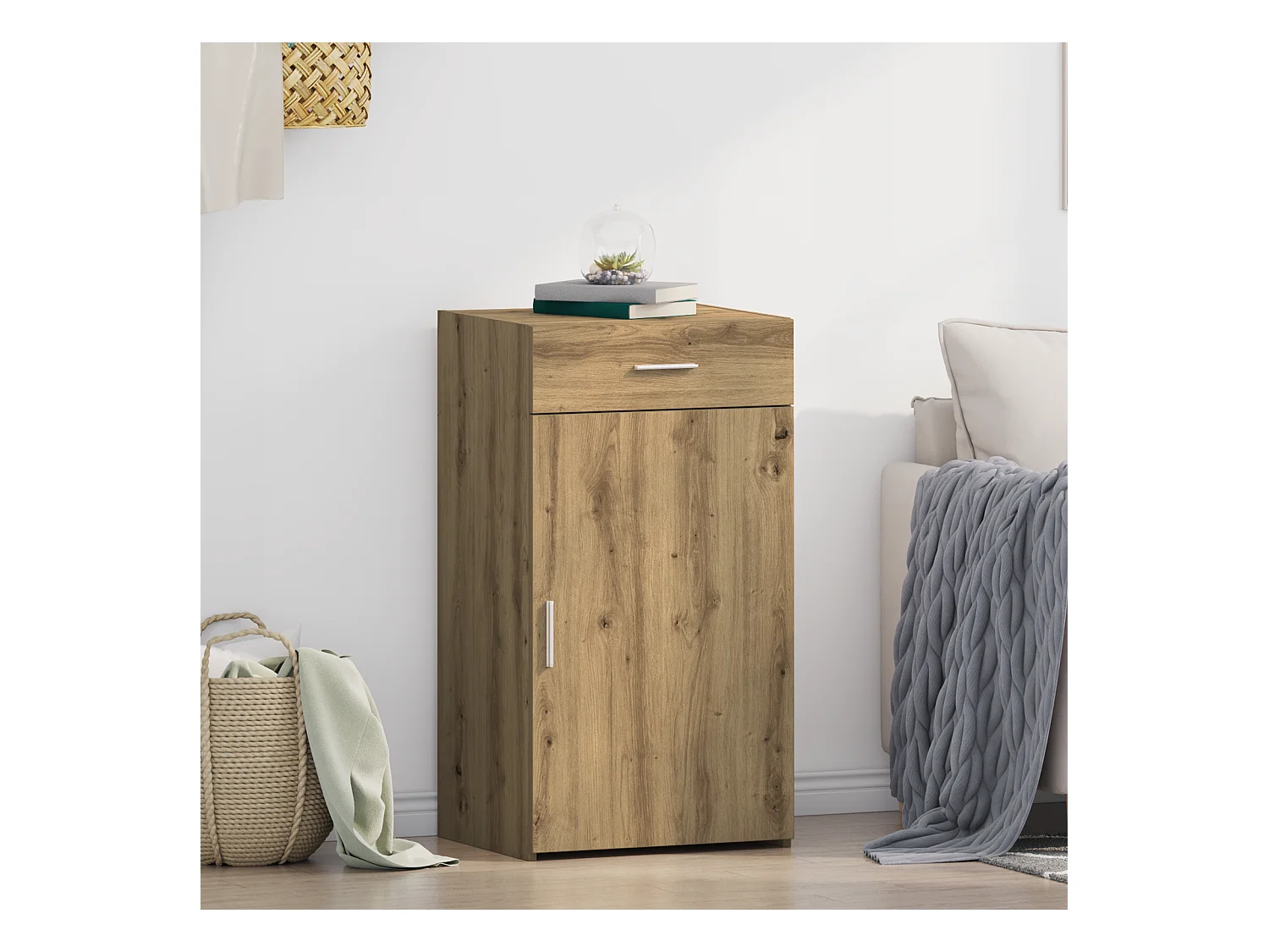 Sideboard | Credenza | Armadio Artisan Rovere 30x42,5x93 cm Legno ingegnerizzato