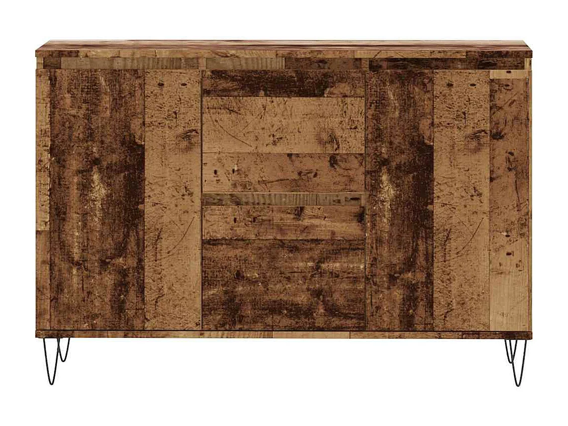 Buffet | Bahut | Meuble de rangement vieux bois 104x35x70 cm bois d’ingénierie