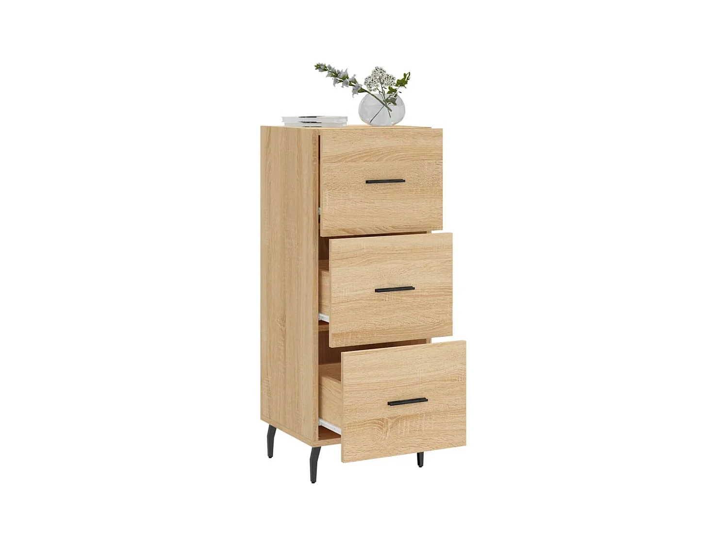 Credenza | Buffet | Armadio Rovere Sonoma 34,5x34x90 cm in Legno Multistrato