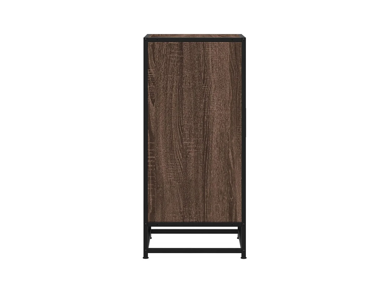 Buffet | Bahut | Meuble de rangement chêne marron 35,5x35x76 cm bois d'ingénierie et métal