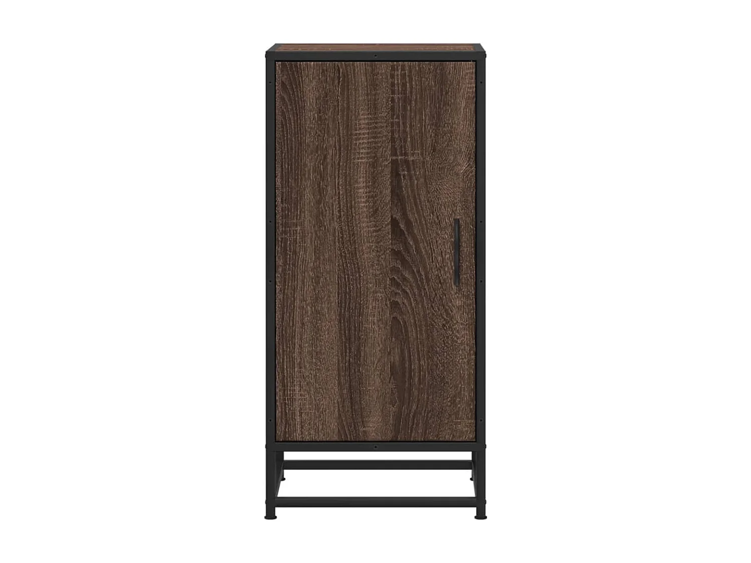 Buffet | Bahut | Meuble de rangement chêne marron 35,5x35x76 cm bois d'ingénierie et métal