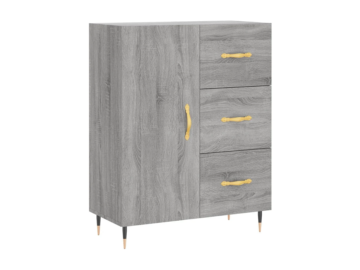 Buffet | Bahut | Meuble de rangement sonoma gris 69,5x34x90 cm bois d'ingénierie