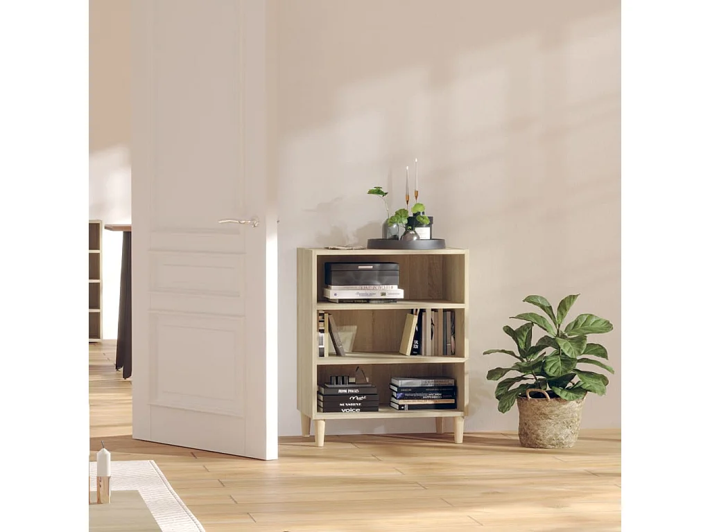 Buffet | Bahut | Meuble de rangement chêne sonoma 57x35x70 cm bois d'ingénierie