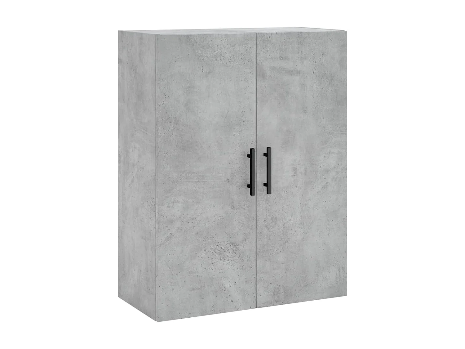 Buffet | Bahut | Meuble de rangement haut Gris béton 69,5x34x180 cm Bois d'ingénierie