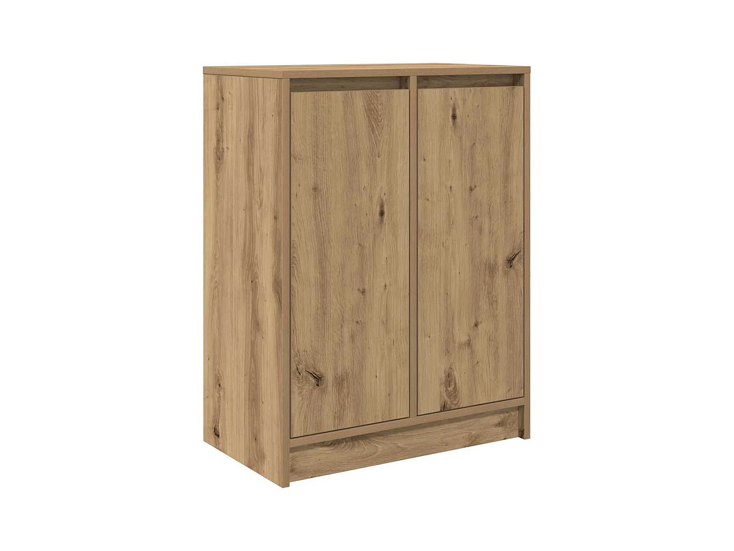 Buffet | Bahut | Meuble de rangement chêne artisanal 57x34x76 cm bois d'ingénierie