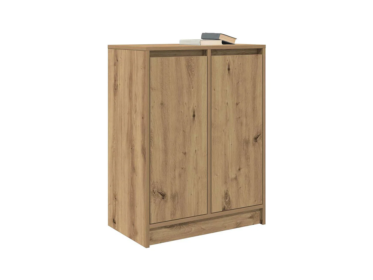 Buffet | Bahut | Meuble de rangement chêne artisanal 57x34x76 cm bois d'ingénierie