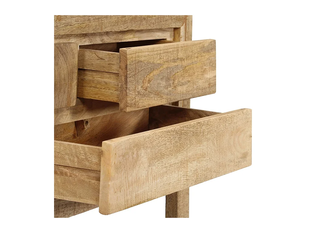 Buffet | Commode à tiroir | Meuble de rangement 120x30x75 cm bois de manguier massif