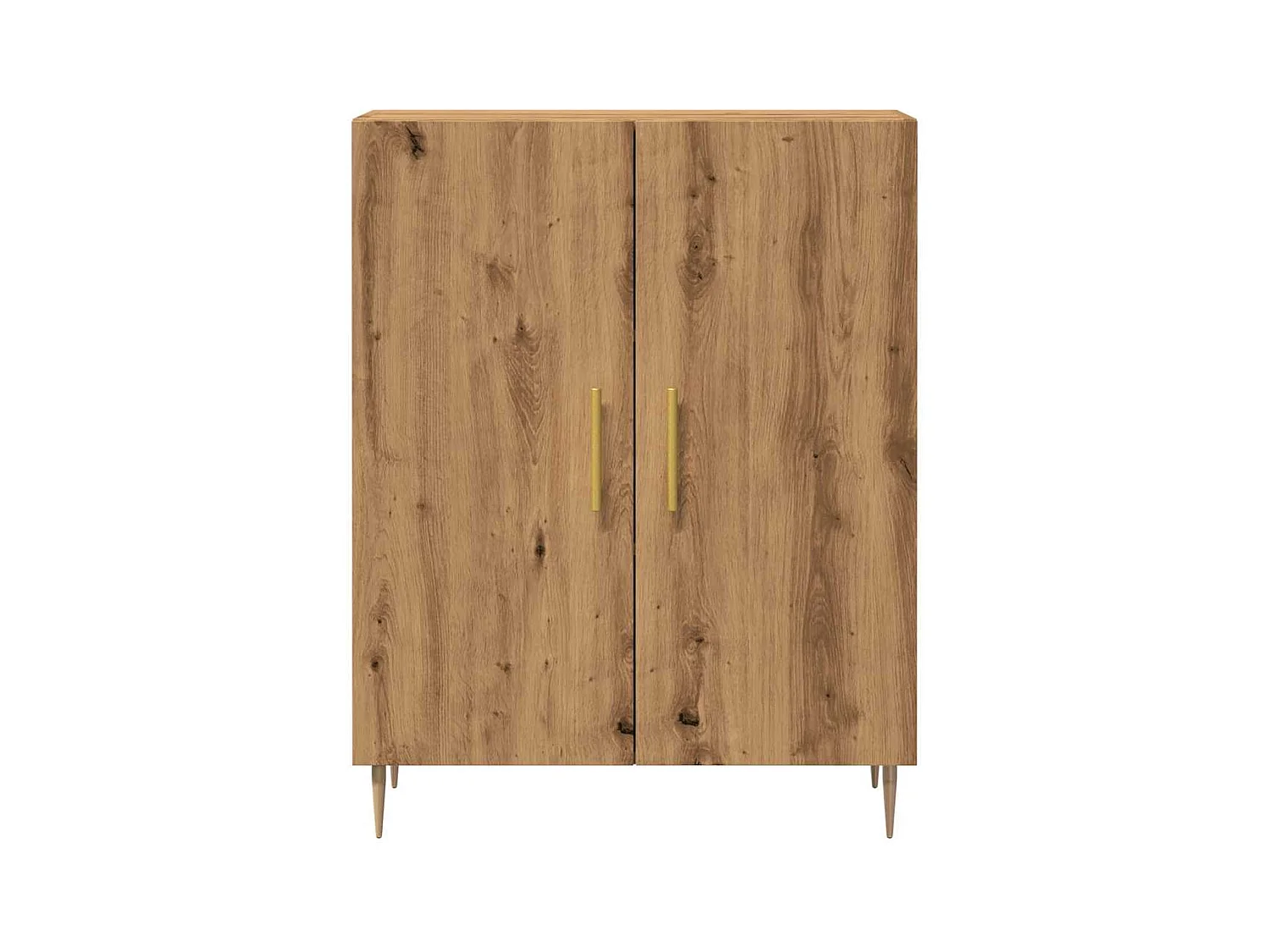 Credenza | Buffet | Armadio Rovere Artigianale 69,5x34x90 cm in Legno Multistrato