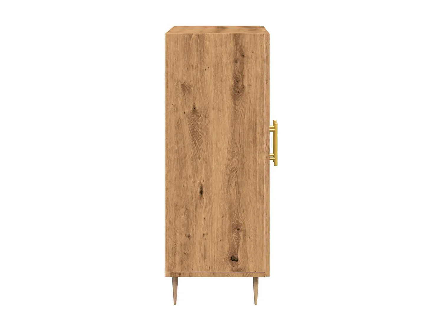 Buffet | Bahut | Meuble de rangement chêne artisanal 69,5x34x90 cm bois d'ingénierie