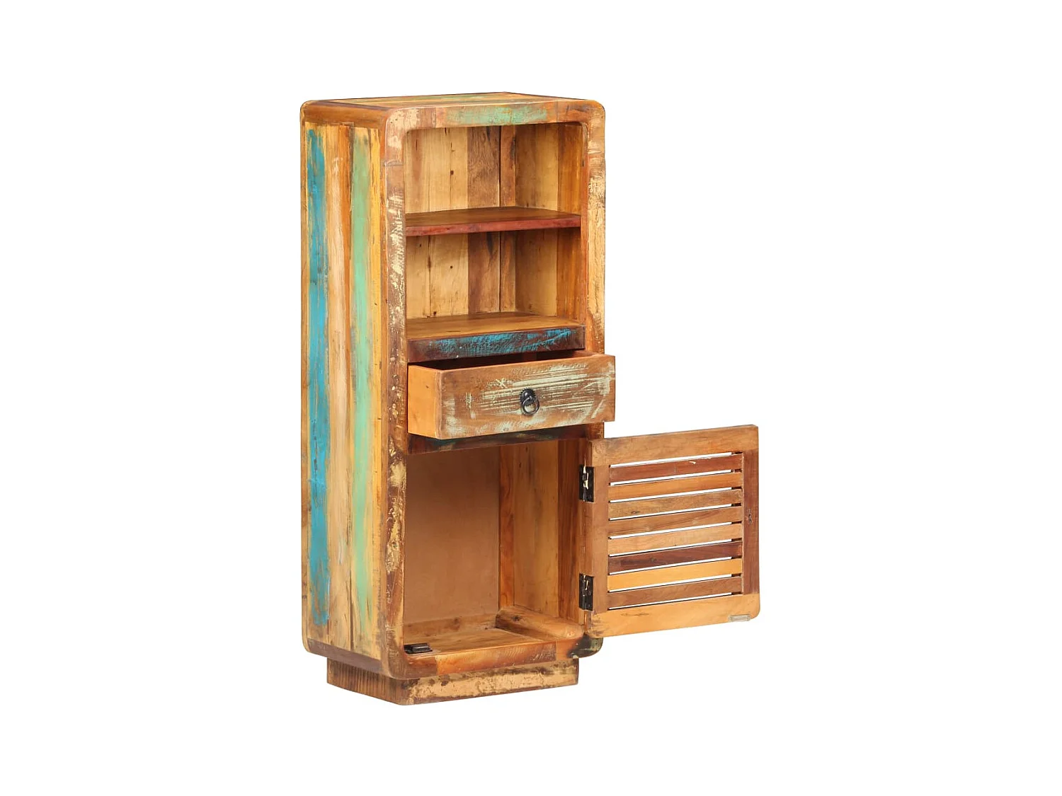 Buffet | Bahut | Meuble de rangement 45x32x110 cm Bois de récupération massif