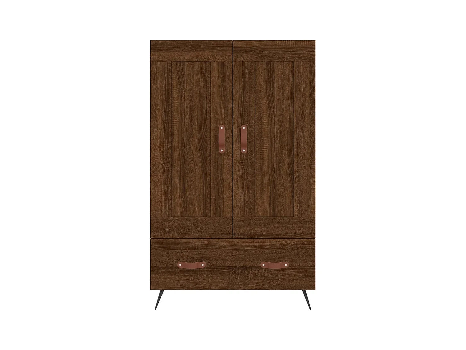 Credenza | Buffet | Armadio Rovere Marrone 69,5x31x115 cm in Legno Multistrato