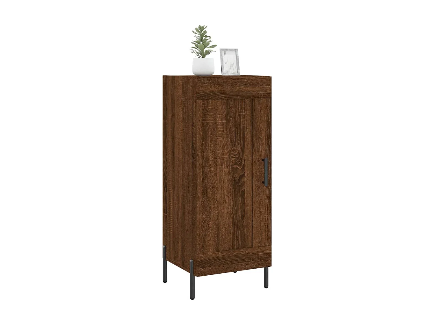 Credenza | Buffet | Armadio Rovere Marrone 34,5x34x90 cm in Legno Multistrato