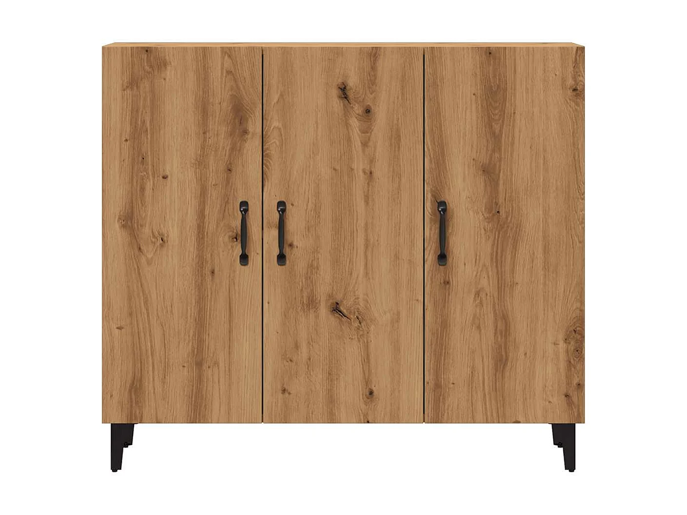 Credenza | Buffet | Armadio Rovere Artigianale 90x34x80 cm in Legno Multistrato