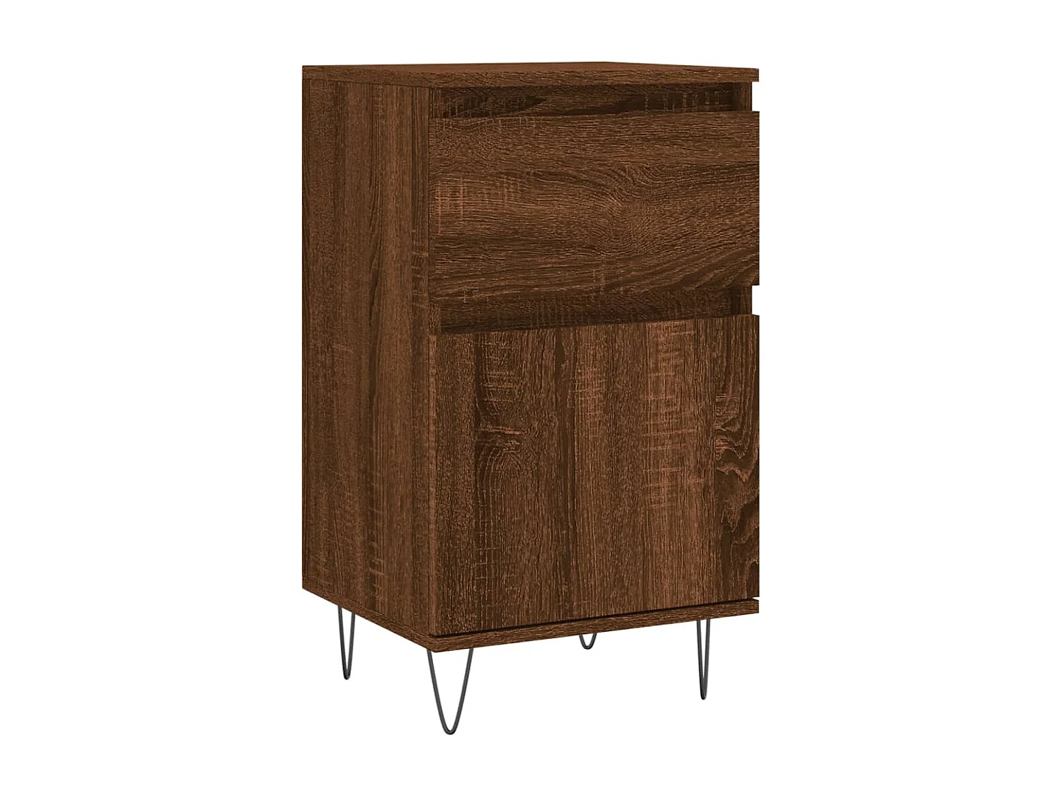 Credenze | Buffet | Armadi 2 pz Rovere Marrone 40x35x70 cm in Legno Multistrato