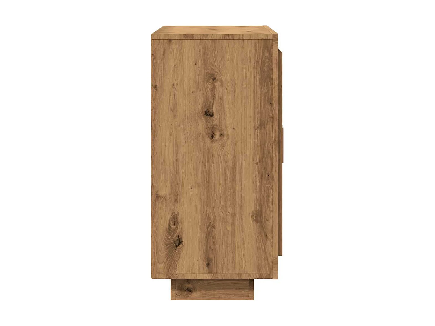 Buffet | Bahut | Meuble de rangement chêne artisanal 92x35x75 cm bois d'ingénierie