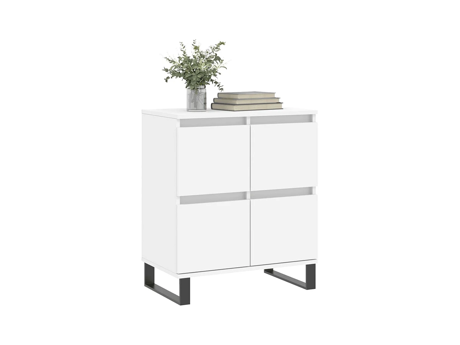 Buffet | Bahut | Meuble de rangement Blanc 60x35x70 cm Bois d'ingénierie