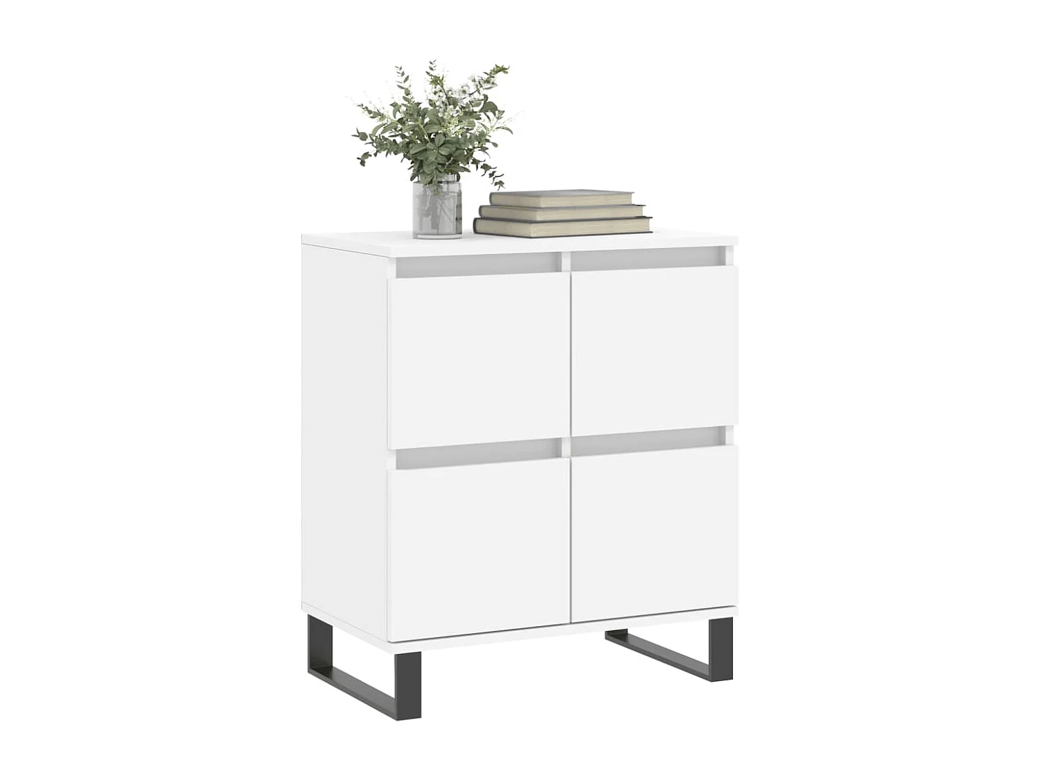 Buffet | Bahut | Meuble de rangement Blanc 60x35x70 cm Bois d'ingénierie