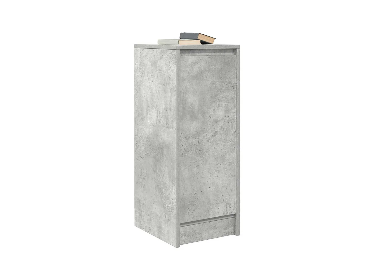 Credenza | Buffet | Armadio Grigio Cemento 29,5x34x76 cm in Legno Multistrato