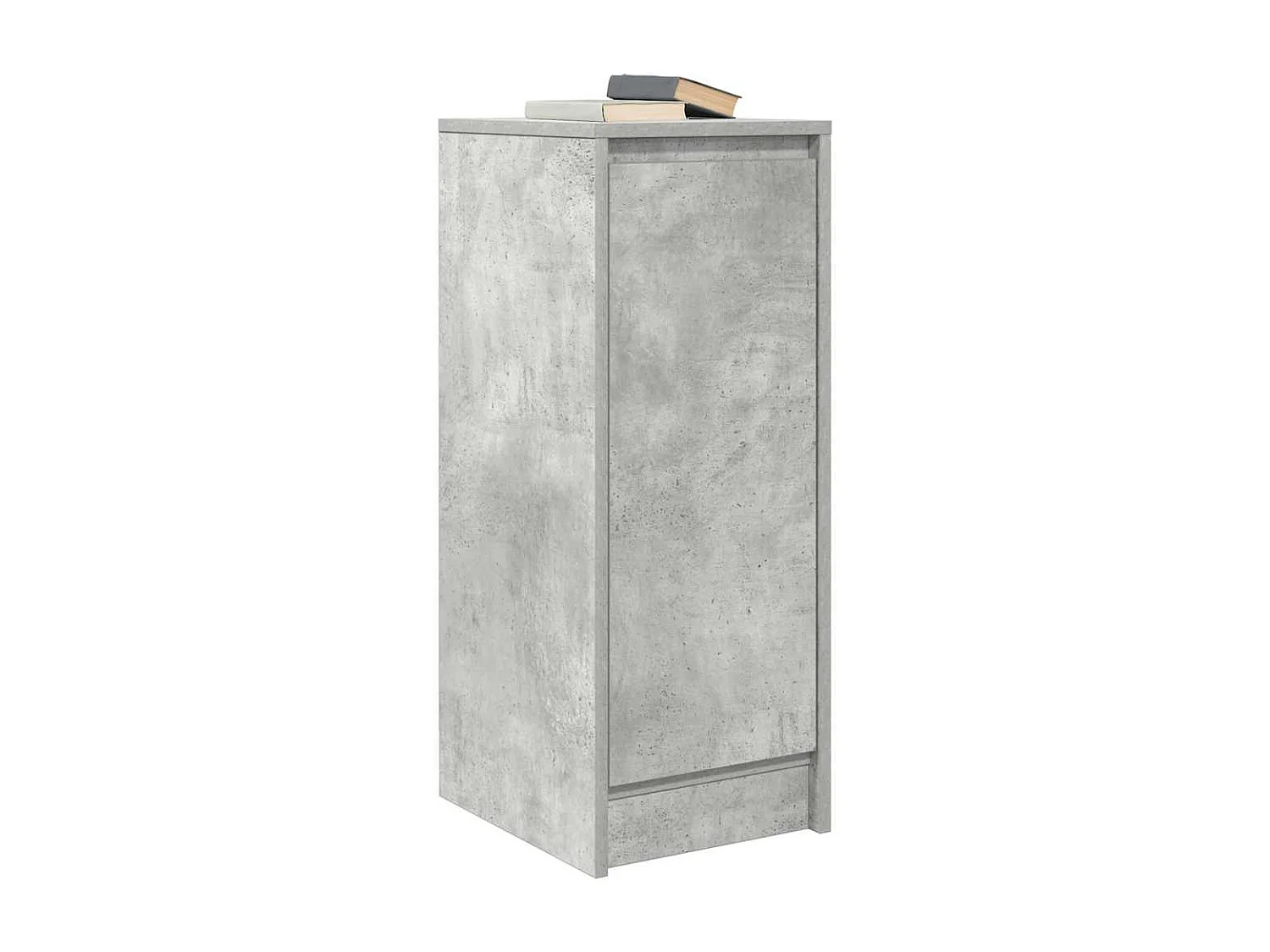 Buffet | Bahut | Meuble de rangement gris béton 29,5x34x76 cm bois d'ingénierie