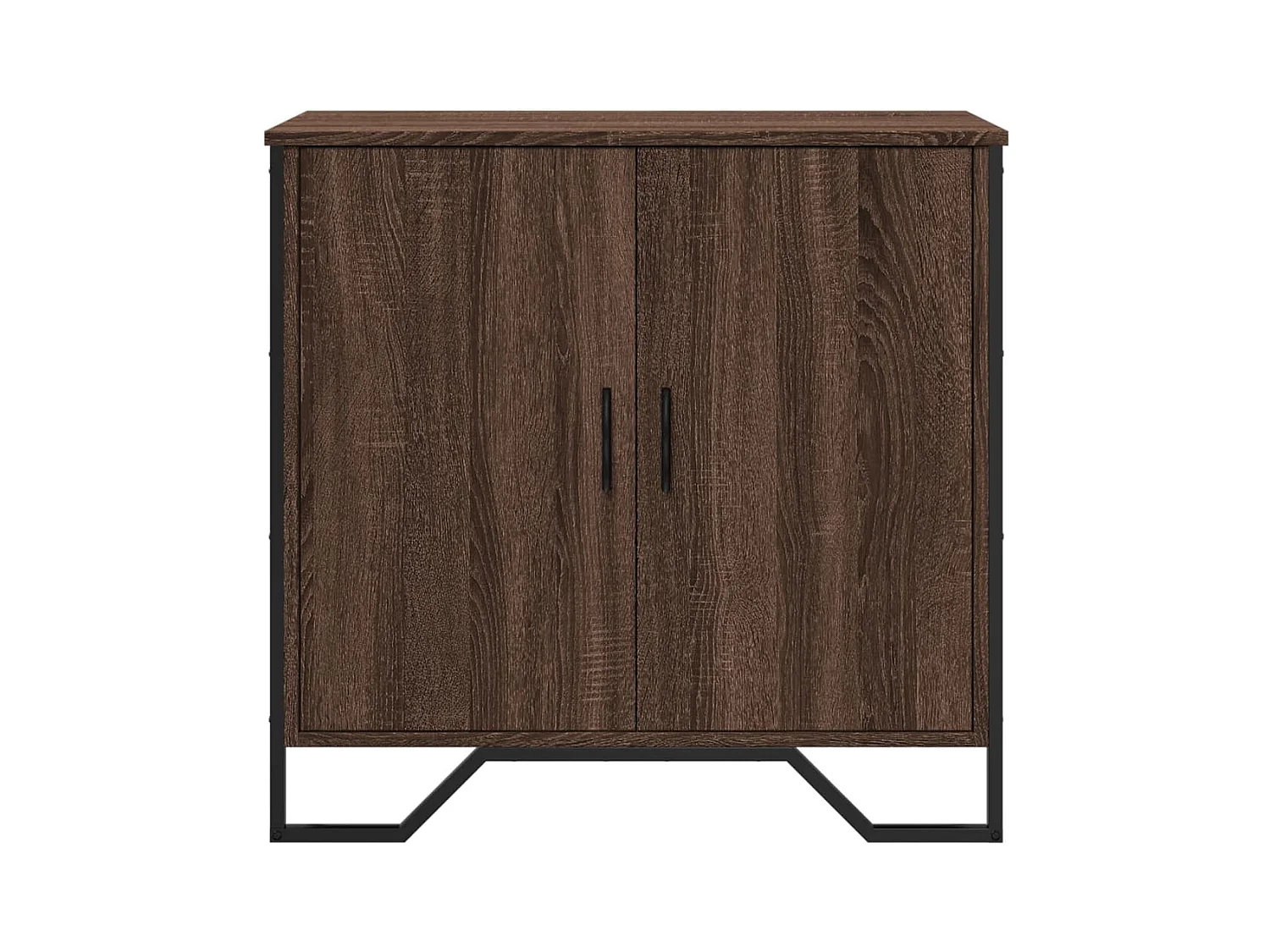 Credenza | Buffet | Armadio Rovere Marrone 78x35,5x74,5 cm in Legno Multistrato