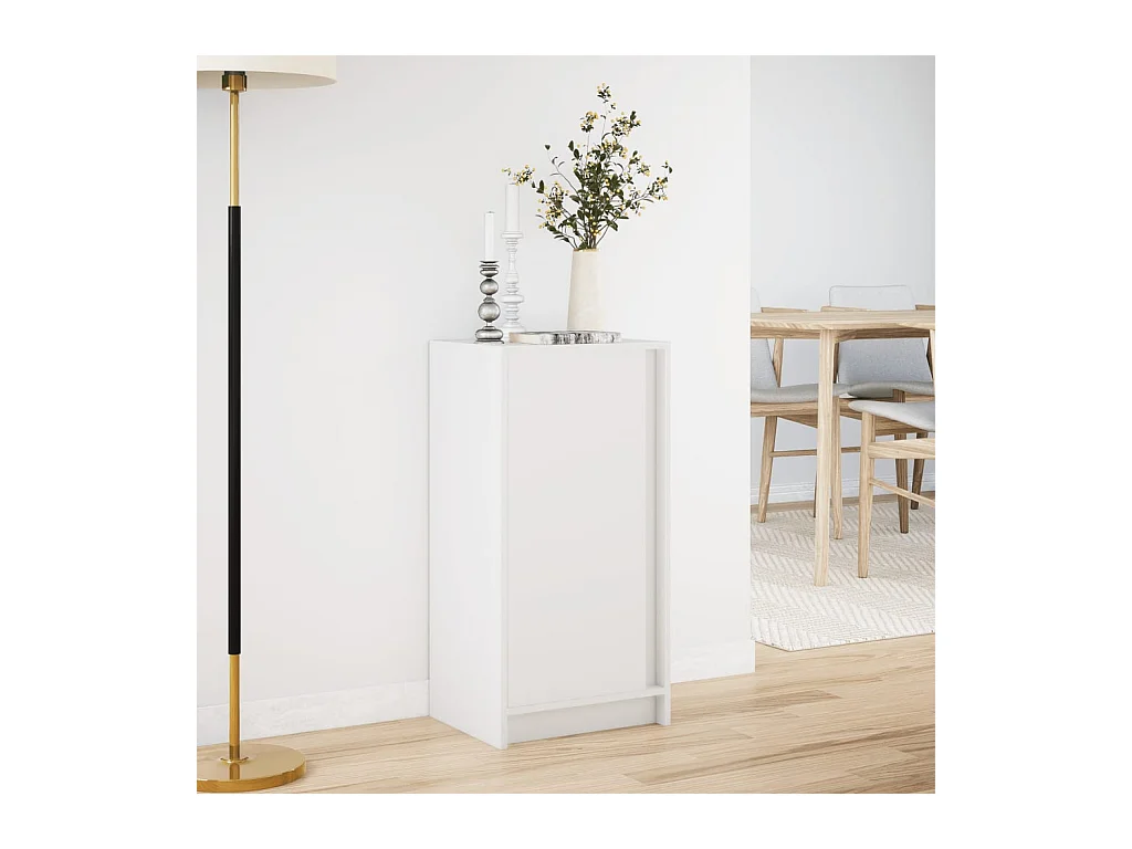 Buffet | Bahut | Meuble de rangement avec LED blanc 42,5x34x85 cm bois d'ingénierie