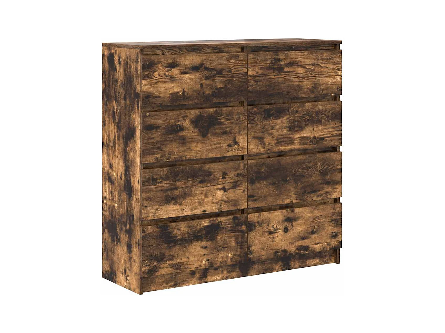 Credenza | Buffet | Armadio Rovere Fumo 100x35x99 cm in Legno Multistrato