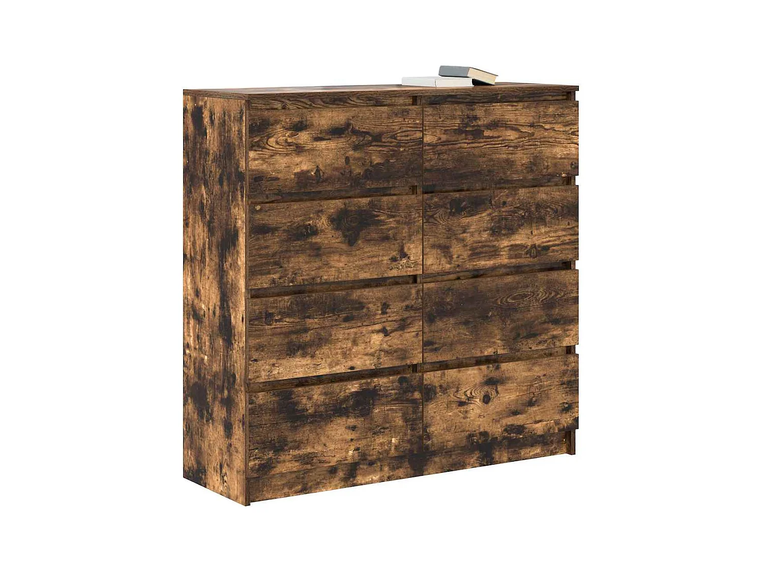 Credenza | Buffet | Armadio Rovere Fumo 100x35x99 cm in Legno Multistrato