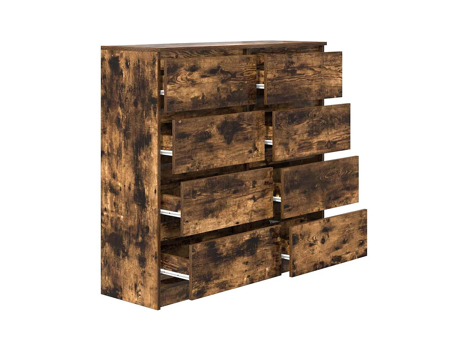 Credenza | Buffet | Armadio Rovere Fumo 100x35x99 cm in Legno Multistrato