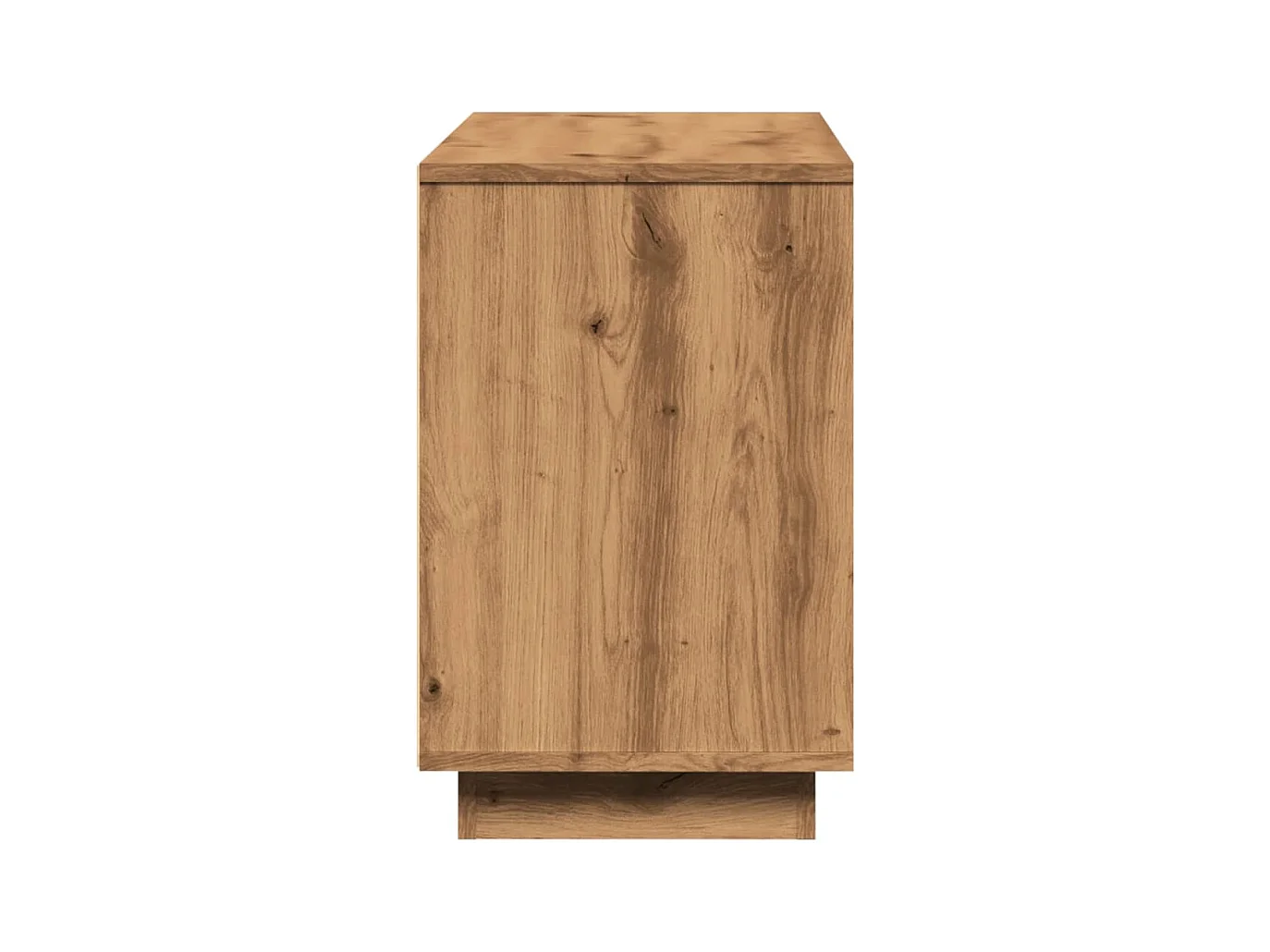 Buffet | Bahut | Meuble de rangement chêne artisanal 102x35x55 cm bois d'ingénierie