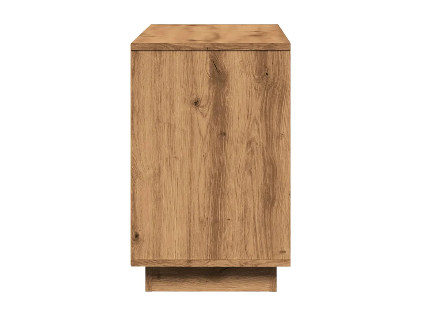 Buffet | Bahut | Meuble de rangement chêne artisanal 102x35x55 cm bois d'ingénierie