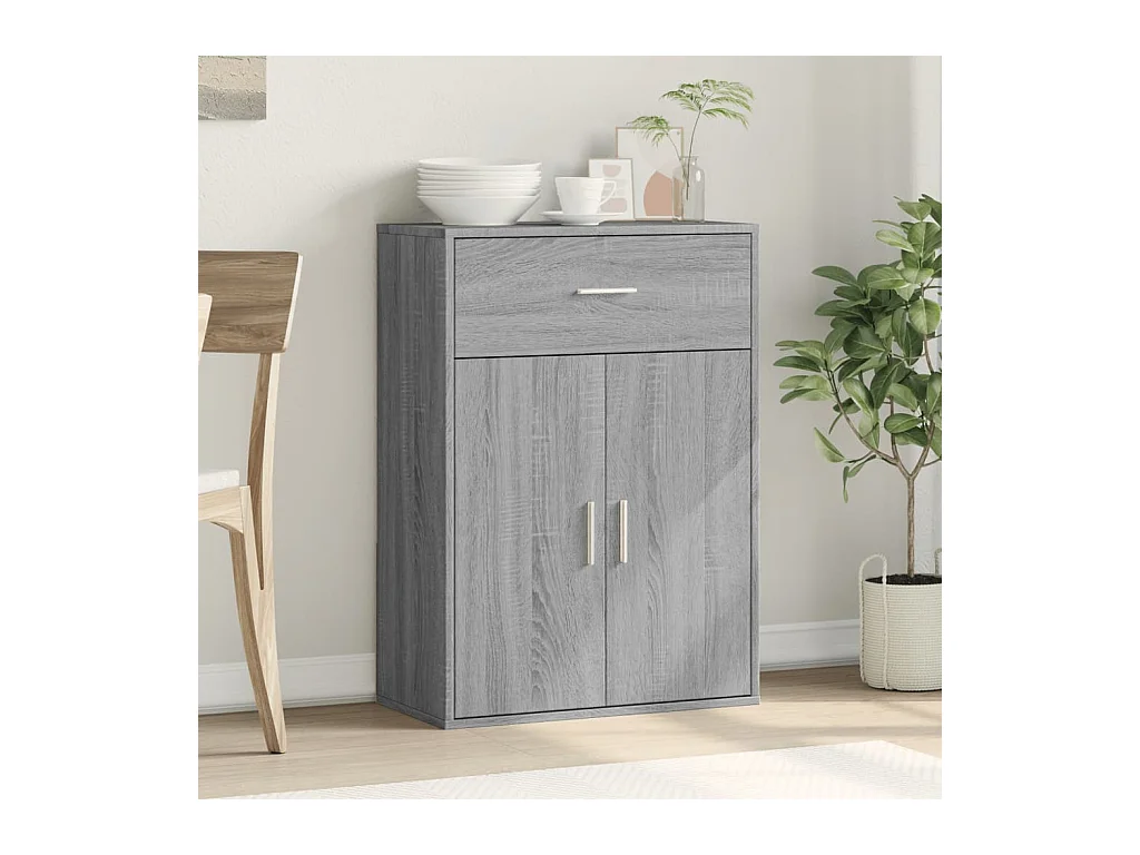 Buffet | Bahut | Meuble de rangement sonoma gris 60x30x84 cm bois d'ingénierie