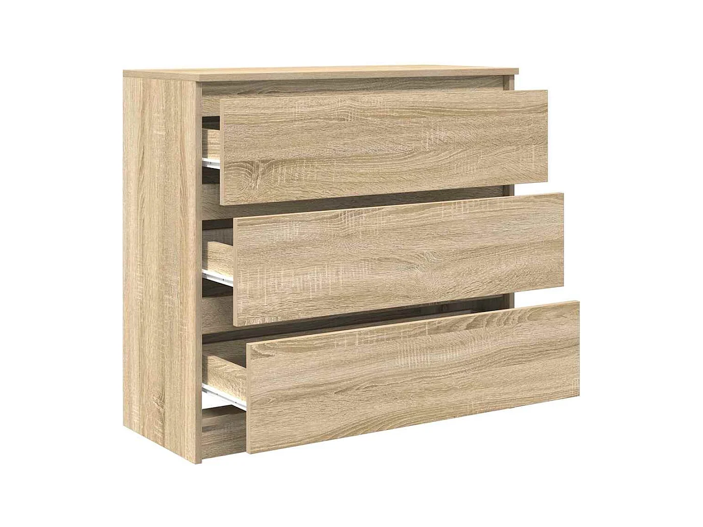 Buffet | Commode à tiroir | Meuble de rangement chêne sonoma 80x35x76 cm bois d'ingénierie