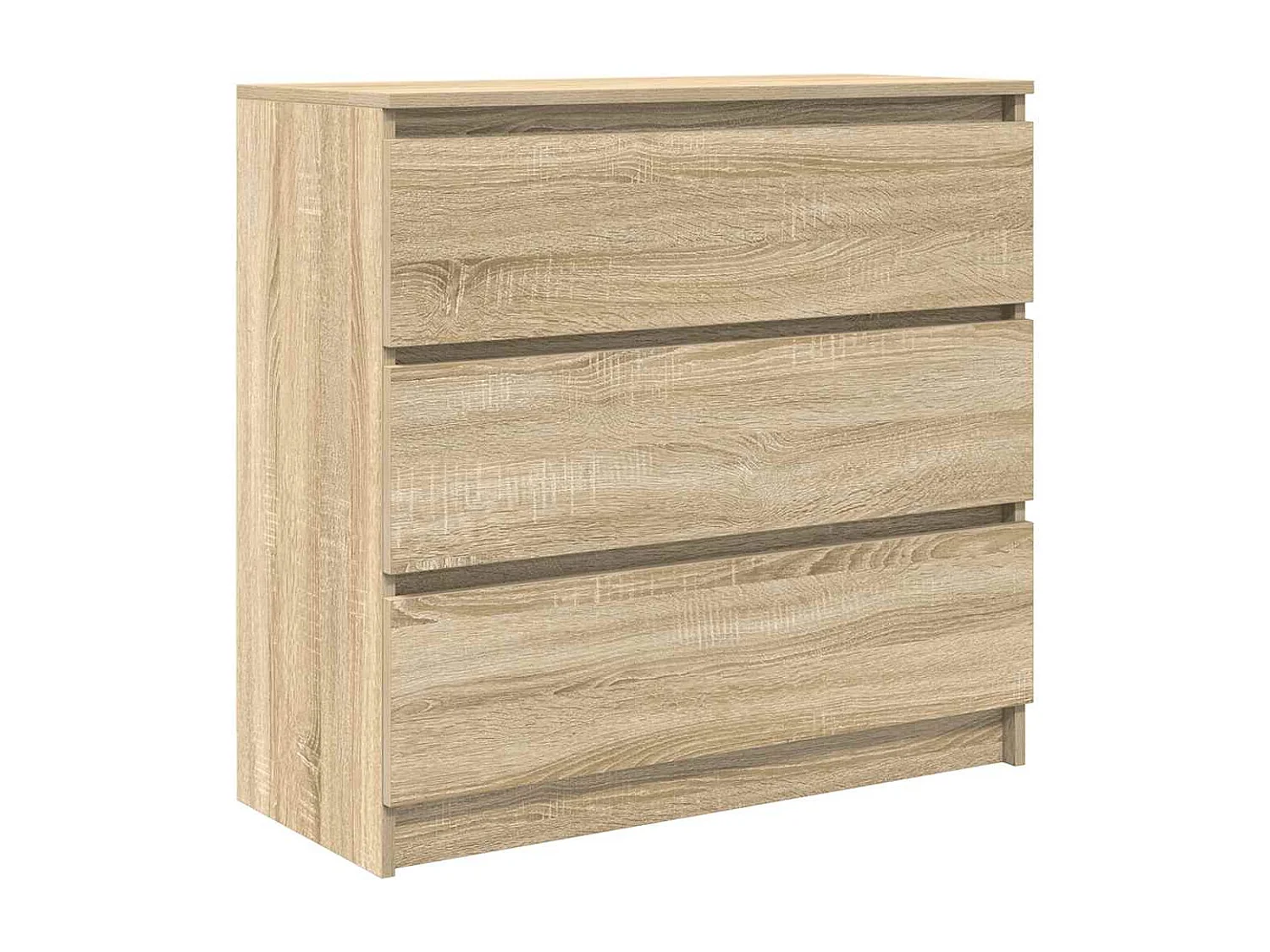 Buffet | Commode à tiroir | Meuble de rangement chêne sonoma 80x35x76 cm bois d'ingénierie