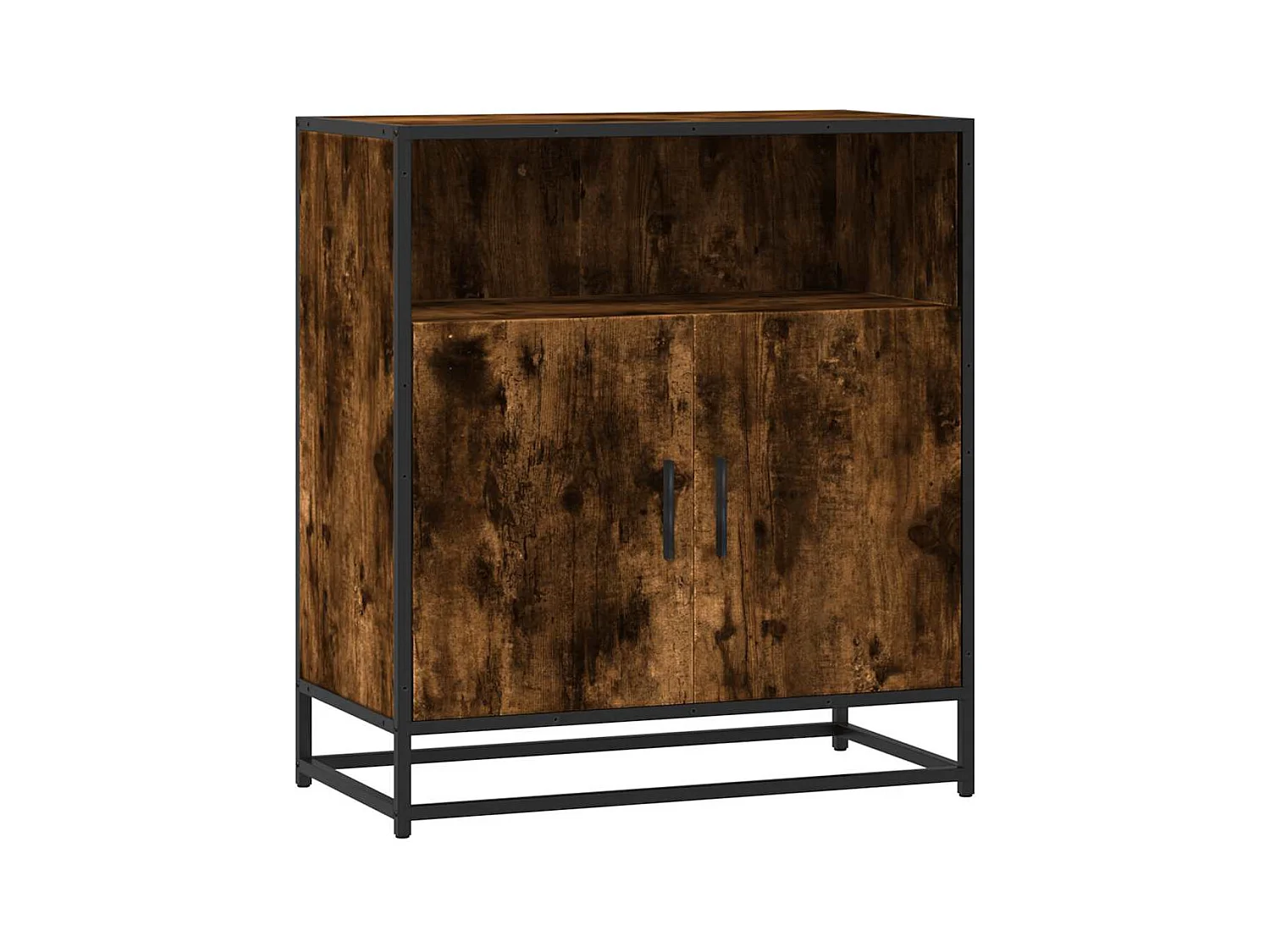 Credenza | Buffet | Armadio Rovere Fumo 68x35x76 cm in Legno Multistrato