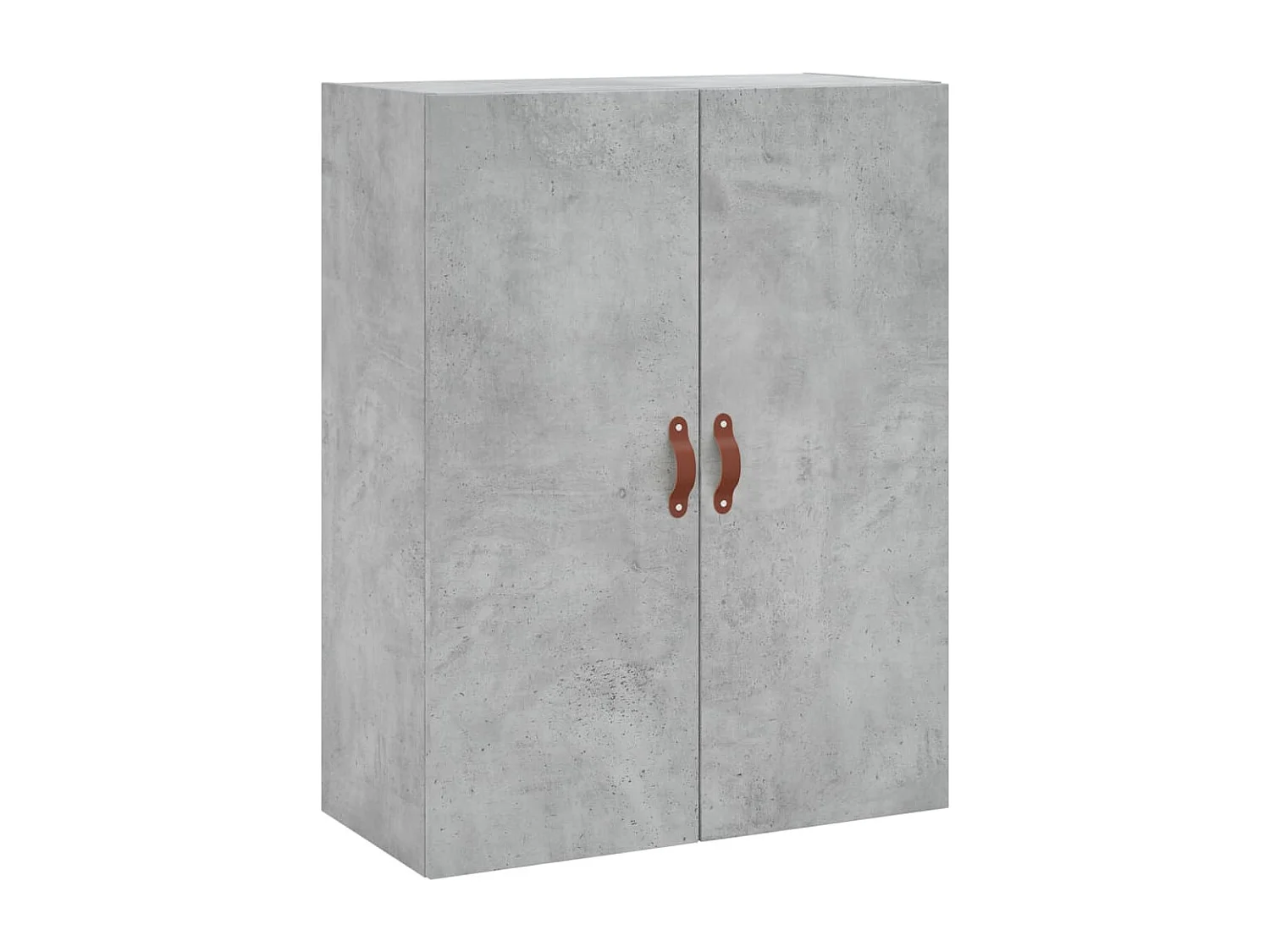 Credenza | Buffet | Armadio Grigio Cemento 69,5x34x180 cm in Legno Multistrato