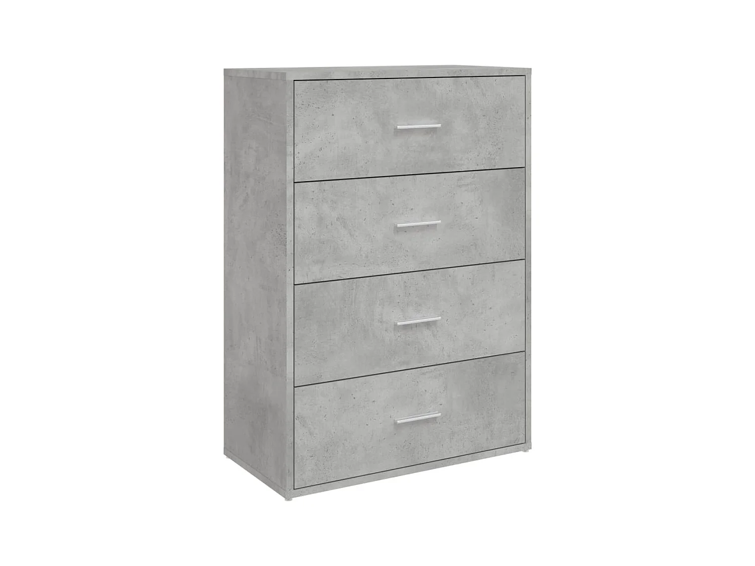Buffet | Bahut | Meuble de rangement gris béton 60x31x84 cm bois d'ingénierie