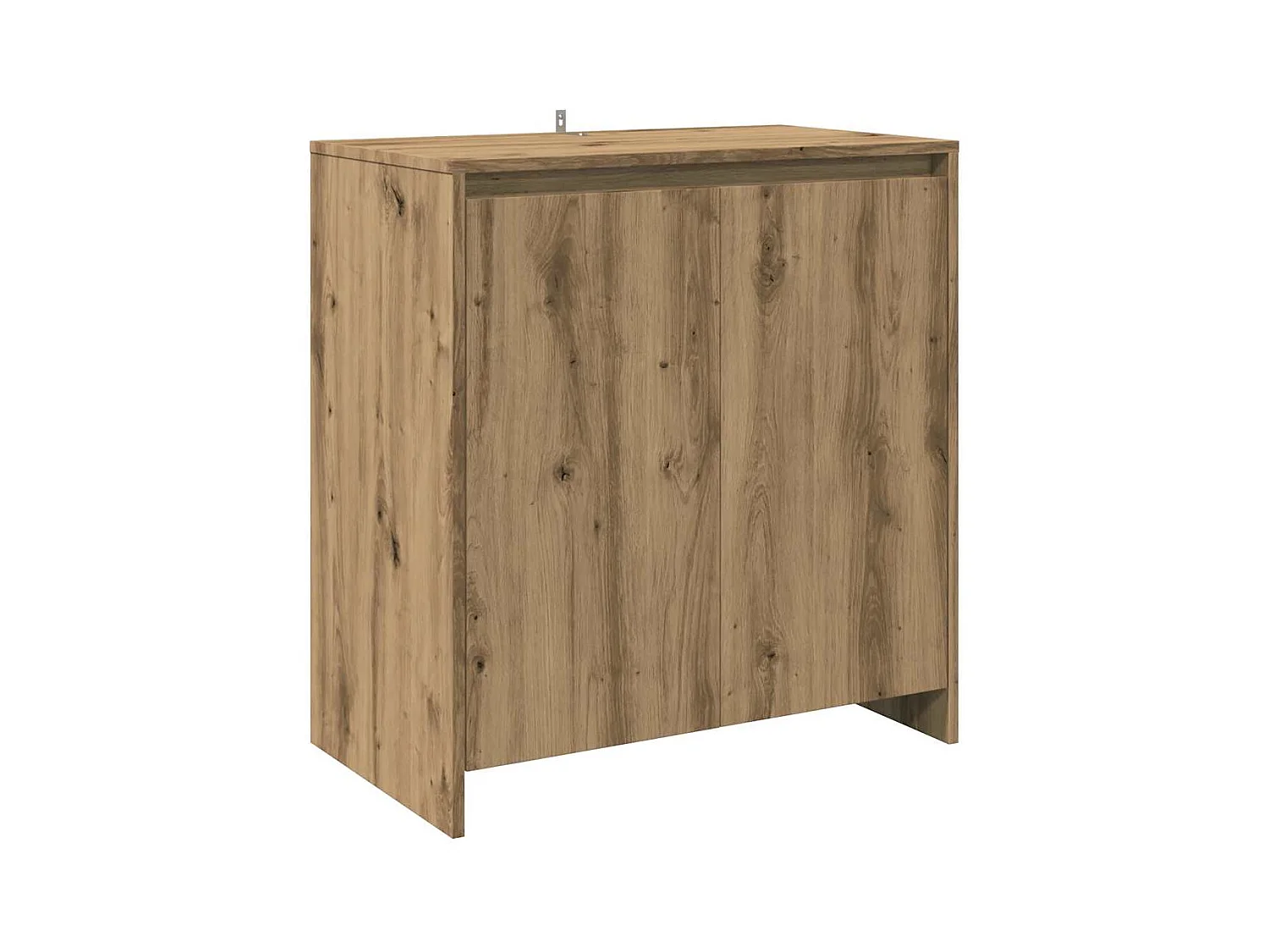 Credenza | Buffet | Armadio 2 pz Rovere Artigianale in Legno Multistrato