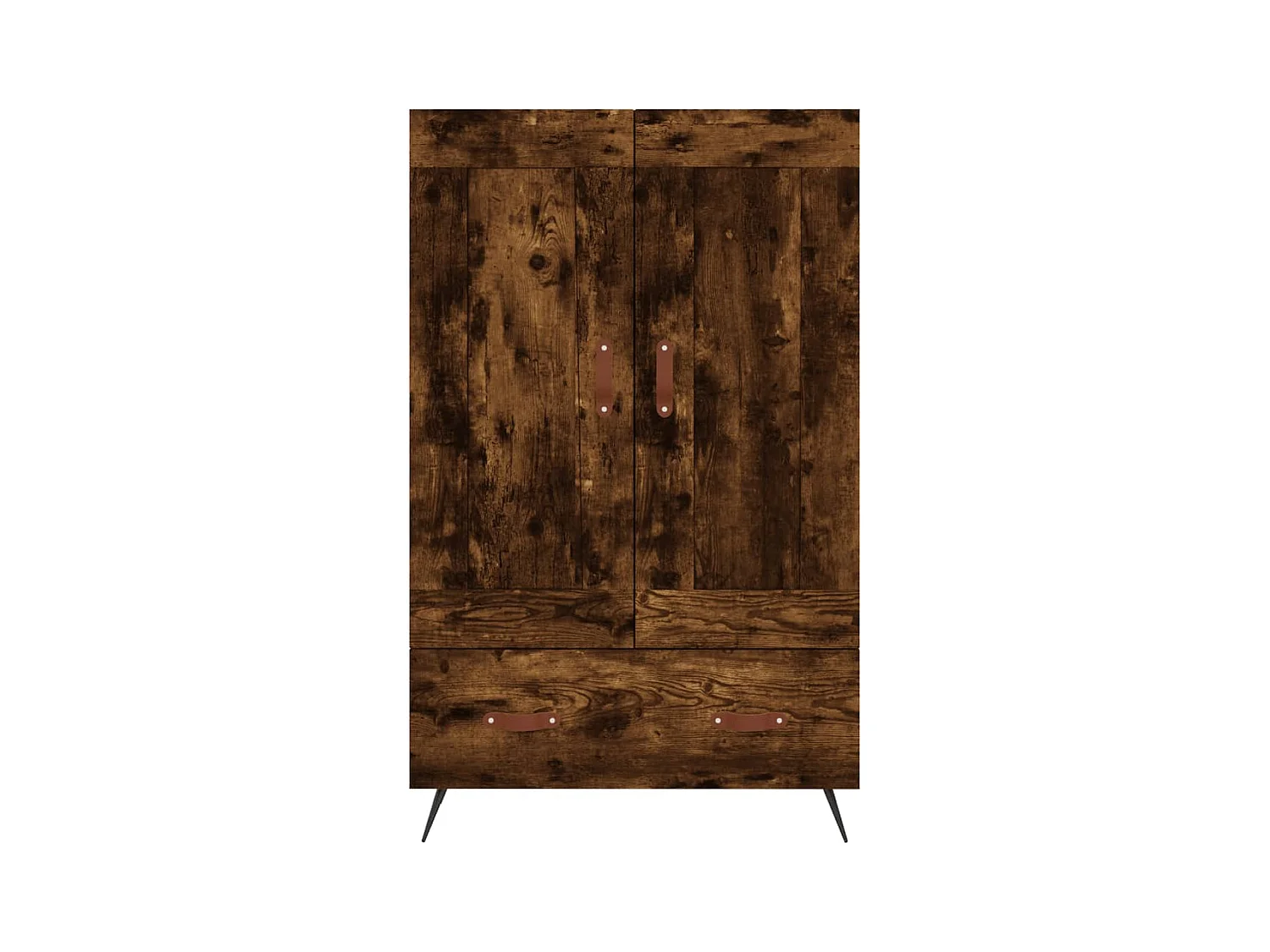 Credenza | Buffet | Armadio Rovere Fumo 69,5x31x115 cm in Legno Multistrato