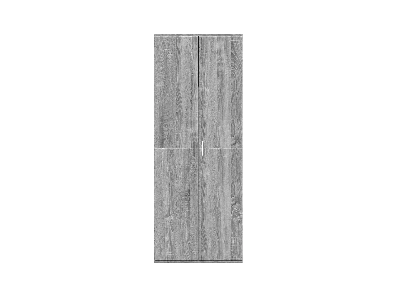 Credenza | Buffet | Armadio Grigio Sonoma 70x35x180 cm in Legno Multistrato