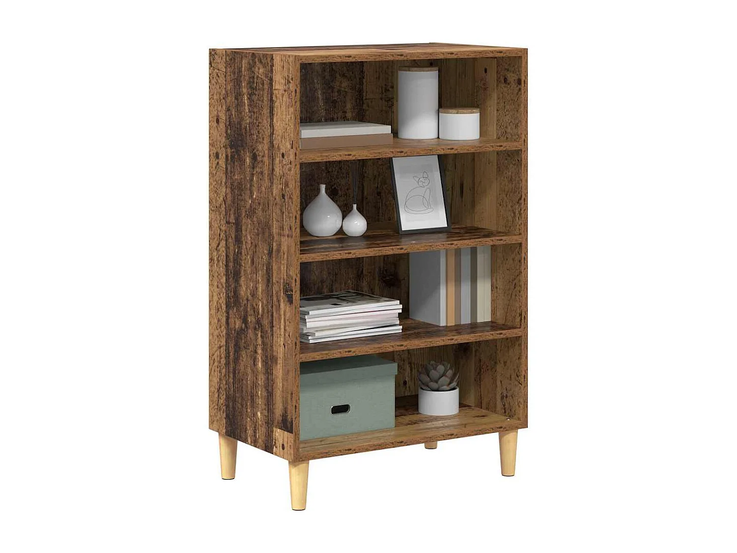 Buffet | Sideboard | Dressoir Oudhout 57 x 35 x 89.5 cm Bewerkt hout