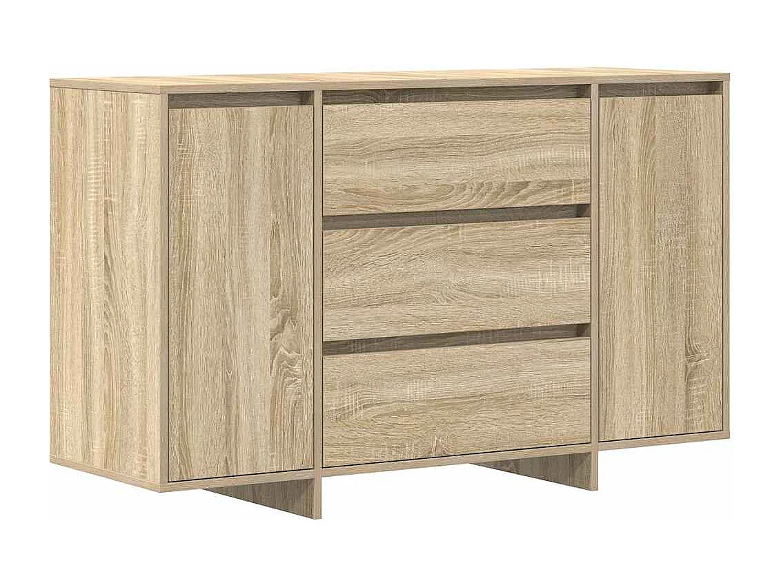 Buffet | Bahut | Meuble de rangement en chêne Sonoma 120x41x75 cm en bois d'ingénierie