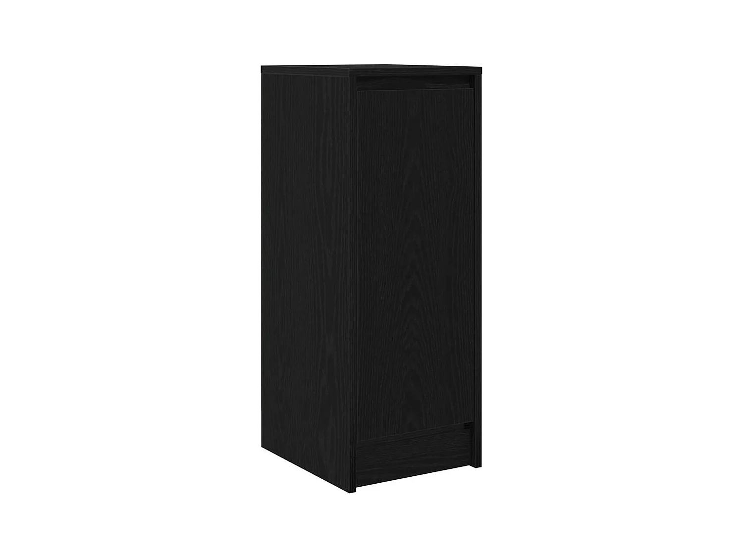 Buffet | Bahut | Meuble de rangement chêne noir 29,5x34x76 cm bois d'ingénierie