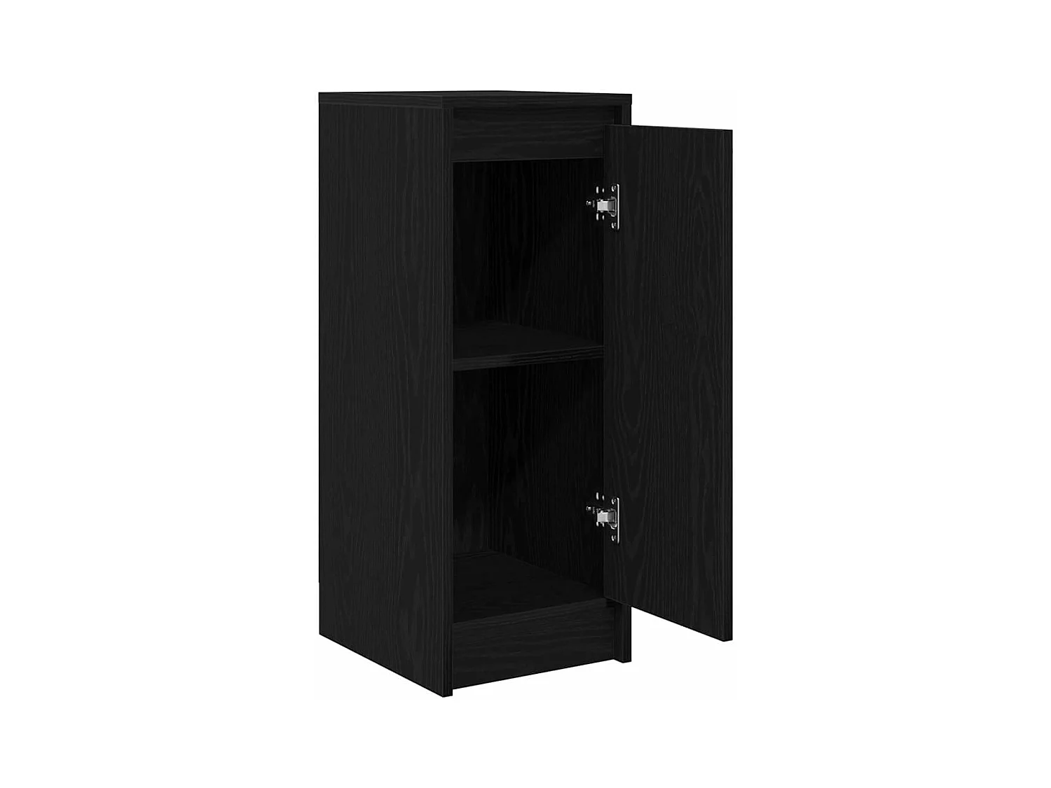 Buffet | Bahut | Meuble de rangement chêne noir 29,5x34x76 cm bois d'ingénierie