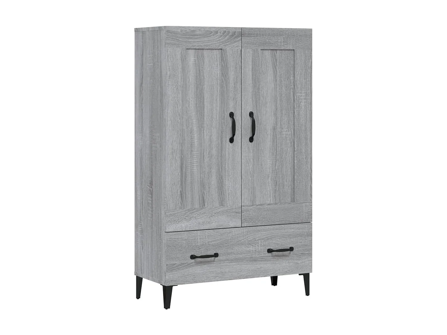 Credenza | Buffet | Armadio Grigio Sonoma 70x31x115 cm in Legno Multistrato