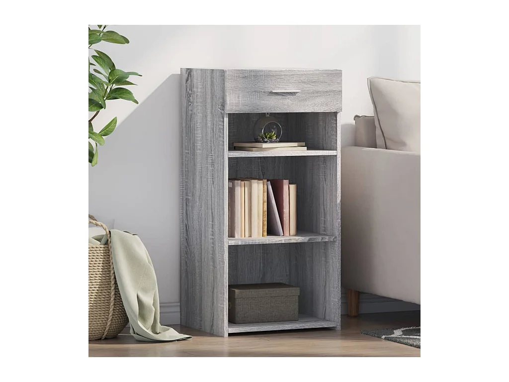 Credenza | Buffet | Armadio Grigio Sonoma 45x42,5x93 cm in Legno Multistrato