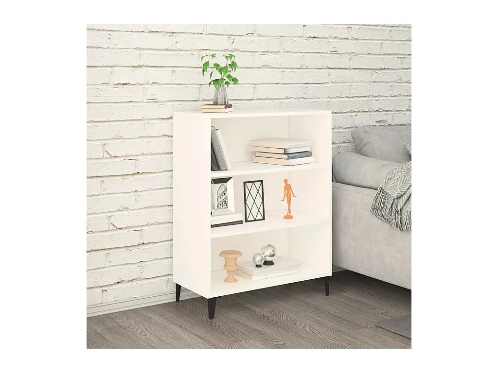 Buffet | Bahut | Meuble de rangement Blanc 69,5x32,5x90 cm Bois d'ingénierie