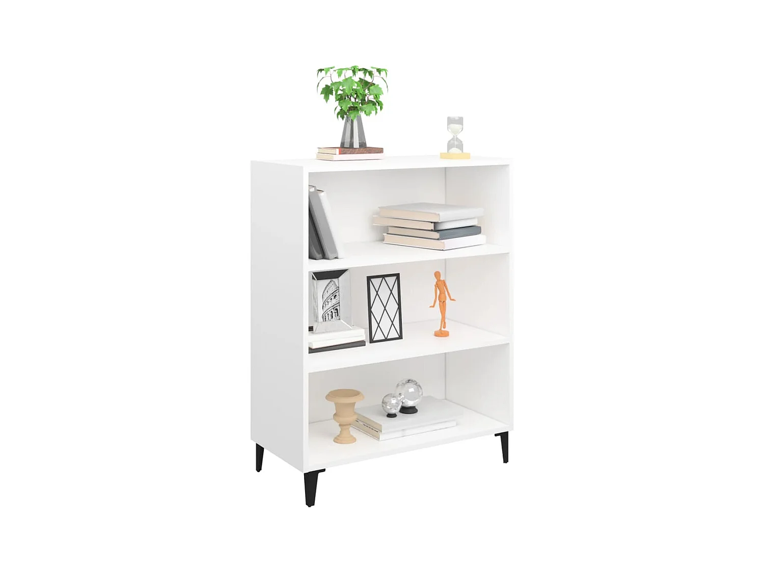 Buffet | Bahut | Meuble de rangement Blanc 69,5x32,5x90 cm Bois d'ingénierie