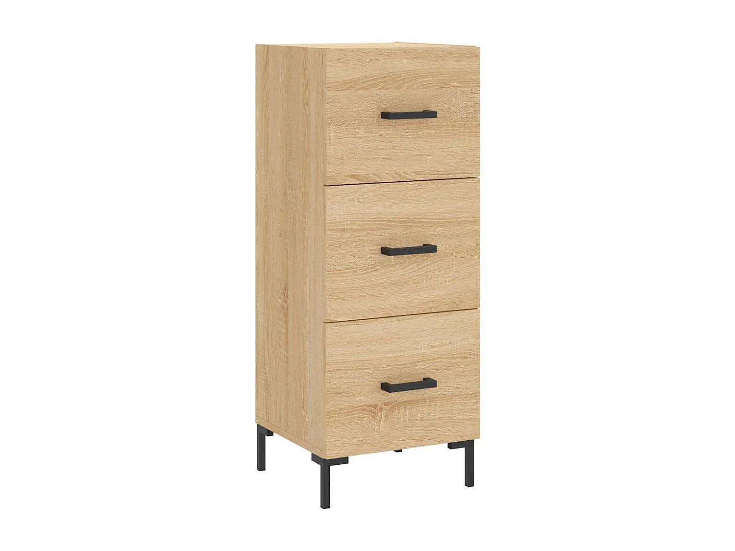 Buffet | Bahut | Meuble de rangement Chêne sonoma 34,5x34x90 cm Bois d'ingénierie