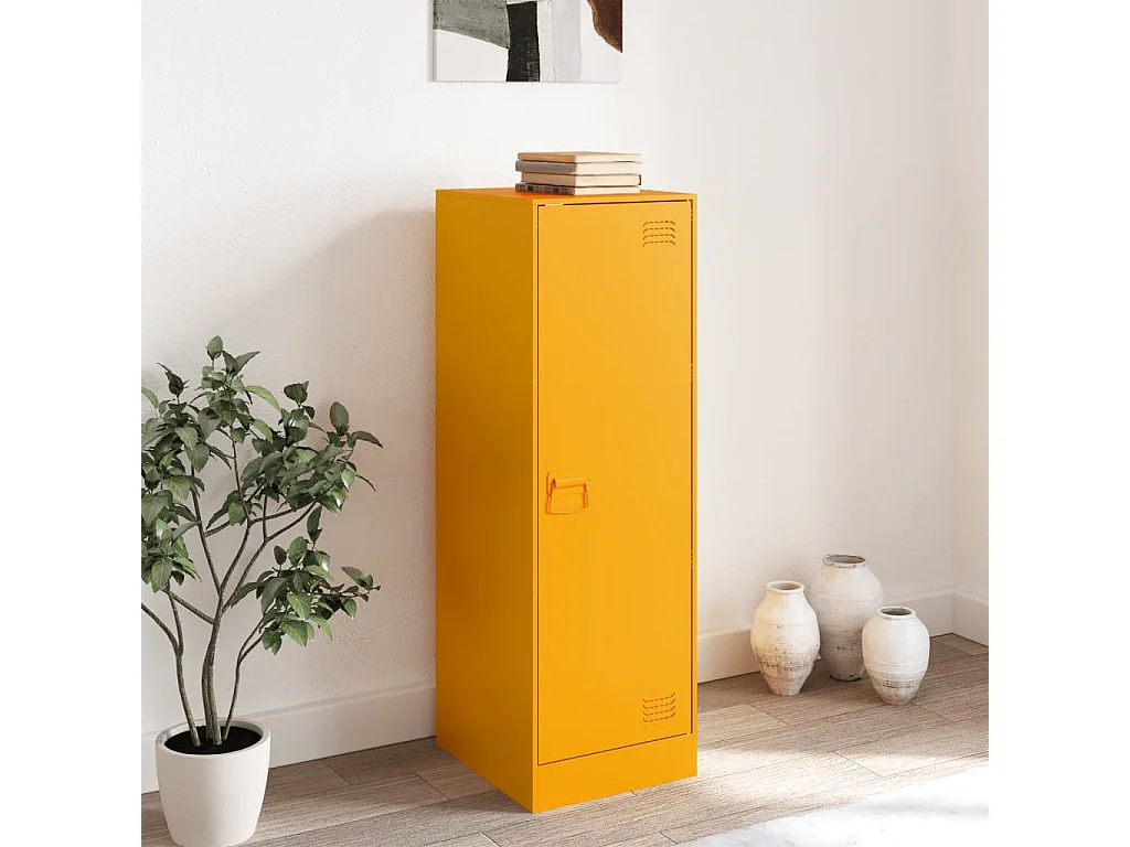 Credenza | Buffet | Armadio Antracite 34,5x39x107 cm in Acciaio