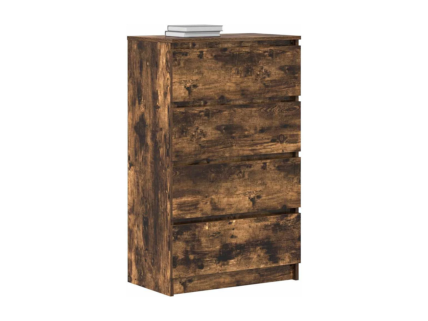 Buffet | Commode à tiroir | Meuble de rangement Chêne fumé 60x35x98,5 cm Bois d'ingénierie